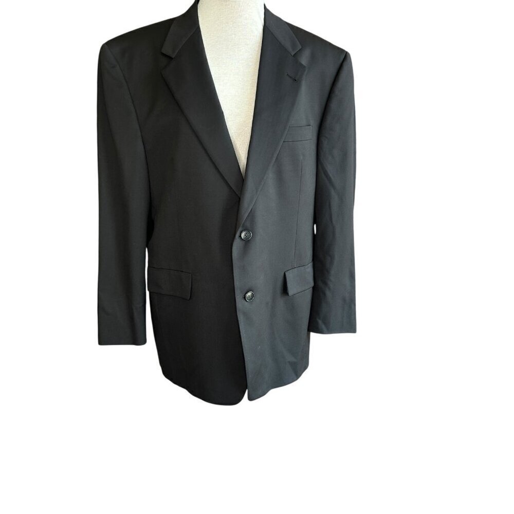 Hart Schaffner & Marx Gold Trumpeter Brown Wool Sports Coat Blazer Size 40R